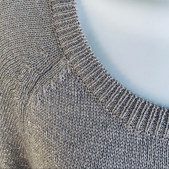 Gray Cupio Sweater with Shimmer SZ S - Picture 2 of 11